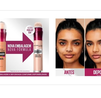 Maybelline NY Corretivo Líquido Eraser Instant Age Rewind 120 Light, 5.9ml