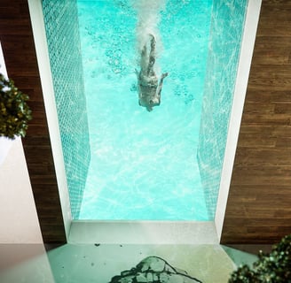 Akasha Penthouse - 2 Bedroom - 1 Bedroom - Rooftop Pool - Beach Front - airbnb - Rooftop Lounge