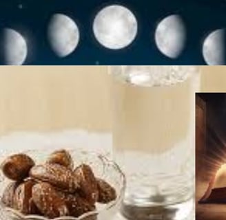 fasting dates and holly quran