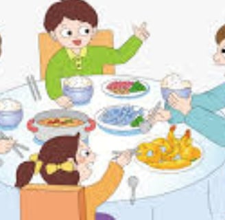 Islamic community meal following Sunnah etiquette