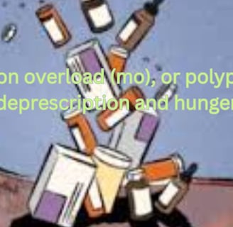 polypharmacy deprescription and hunger