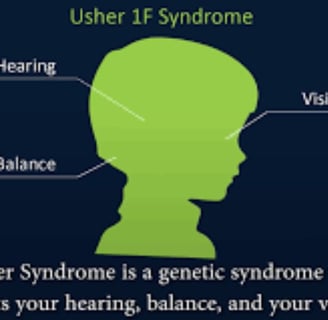usher's syndrome hearing vision balance