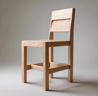black wooden chair near green plant