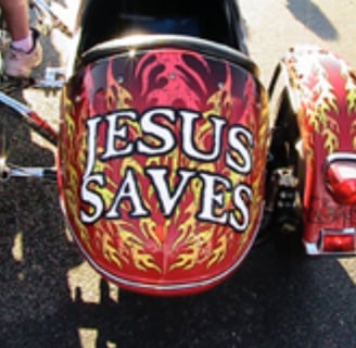 No matter where they go, Christian bikers have a common message. Jesus is Lord!
