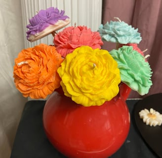 Bougie Fleurs
