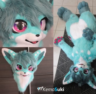 Comet digigrade kemono fursuit