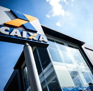 Agência da Caixa Econômica.
