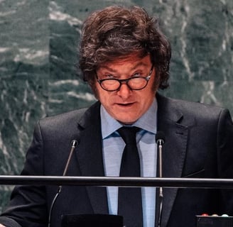 Presidente da Argentina Javier Milei.