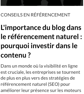 L'importance d'un blog pour optimiser son référencement naturel