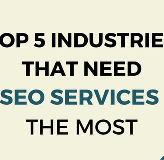 Top 5 industries that need SEO services in India