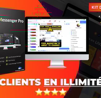 un logiciel premium qui te permet d'automatiser ton acquisition client en utilisant Facebook