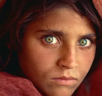 The Young Afghan Girl by Steve McCurry