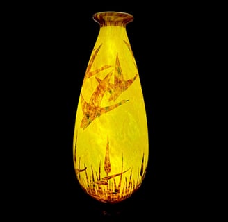 Vase Halbrans Le Verre Français
