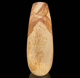 vase Legras aux oiseaux