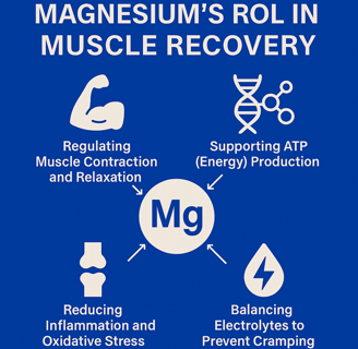 a poster of a man's muscle recovery plan