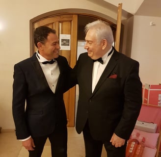 Macaluso chanteur ténor et Serge Paloyan Pianiste chef d'orchestre