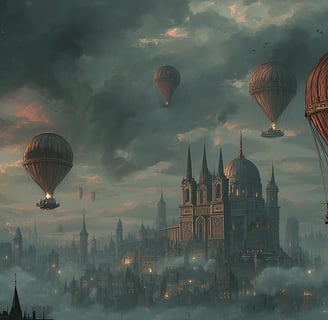Steampunk Aesthetic City
