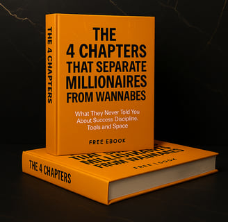 an orange books with motivational title