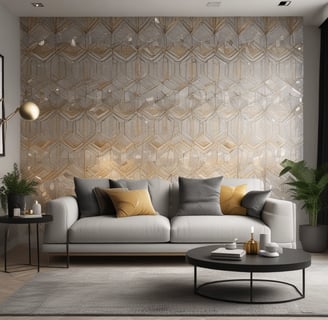 a living room with a couch and a coffee table