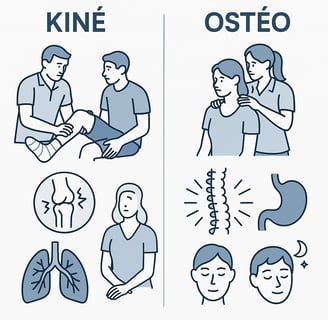 ostéo vs kiné