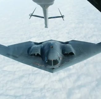 US B-2 bomber