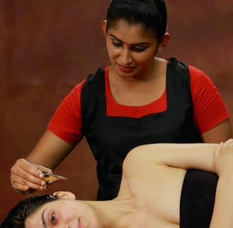 Karnapoorana is an Ayurvedic treatment suggested for a wide range of ear-related and cranial issues.