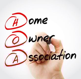 hand writing home owner association