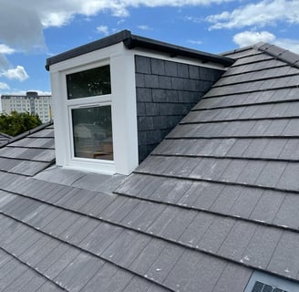 new roof with a professional dormer installed in London 