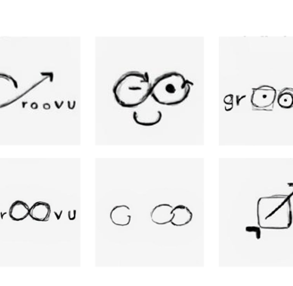 Ideenskizzen für Groovu Branding