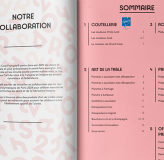 Catalogue LCF x Paris 2024