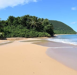 Voyage France Guadeloupe Grande Anse, le lagon