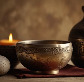 cuencos y artículos tibetanos