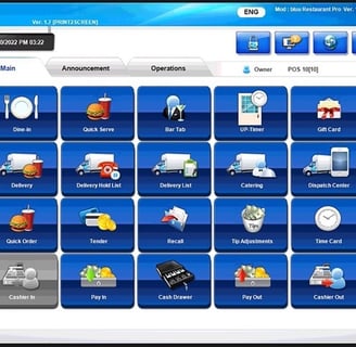 Restaurant point of sale software.