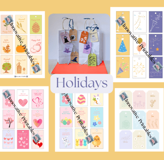 printable gift tags for holidays