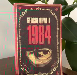 a book cover of 1984