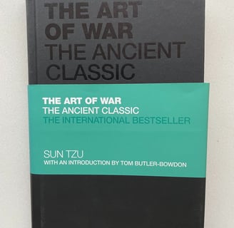 a book cover of The art of war