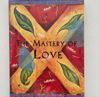 a book cover of the Mastery of love