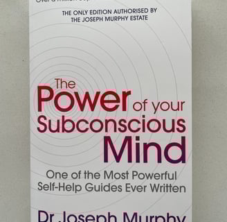 a book cover of the power of your subconscious mind