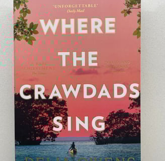 a book cover of Where the Crawdads sing