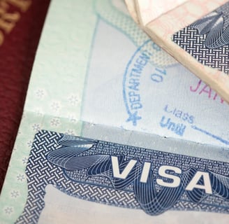 a passport and a passport on a passport