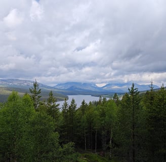 Sohlbergplassen viewing point in Norway