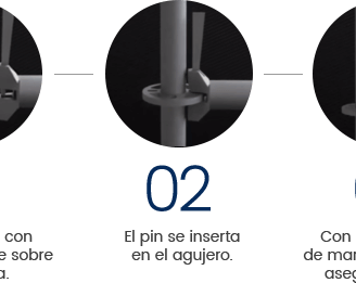 Sistema de conexion andamio certificado