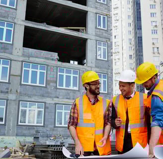Architect and Builder talking