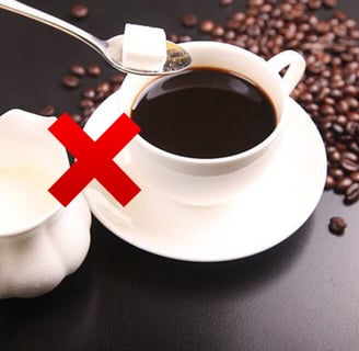 cà phê gây ố vàng răng