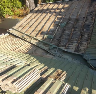 Extensive damage revealed after stripping of compromised leaking roof, West Rand