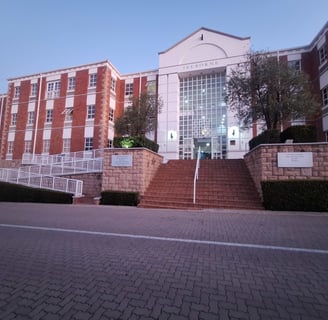 Commercial painting project completion, Sandton, Fourways