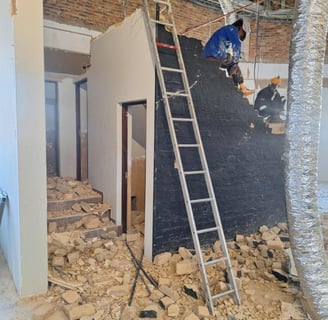 Structural wall removal during home upgrade in Randburg