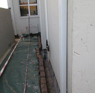French drain systems, Eagle Canyon Golf Estate, Johannesburg
