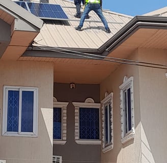 I plug cable installation of solar in Ghana