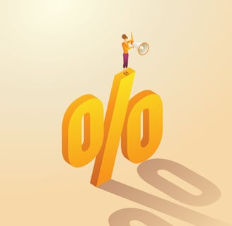 An illustration of a students percentage mark